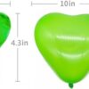 100pcs 10 Inch Color Heart Shaped Balloons