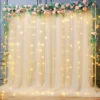 Champagne Tulle Backdrop Curtain