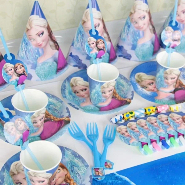 Frozen Theme Birthday Party Set 6s