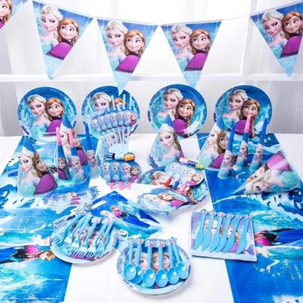 Frozen Theme Birthday Party Set 6s