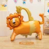 Set Of 5 Circus Animal Standing Foil Balloon